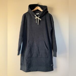 Outerknown Women’s Hoodie Dress Hightide - Black - X-Small